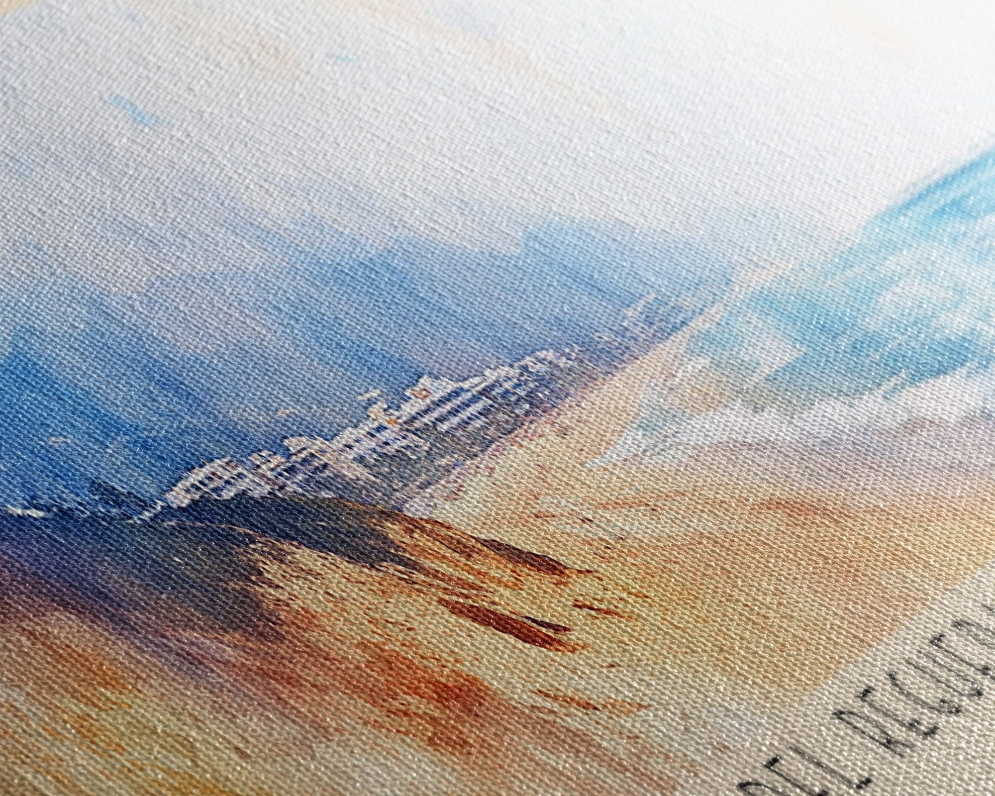 Playa del Regueral and Playa de Cavet, Spain Watercolor Print, Vacation Gift, Spain Wall Art, Vacation Wall Art, Vacatation Memories, Beach Decor, Beach Or Lakehouse Art