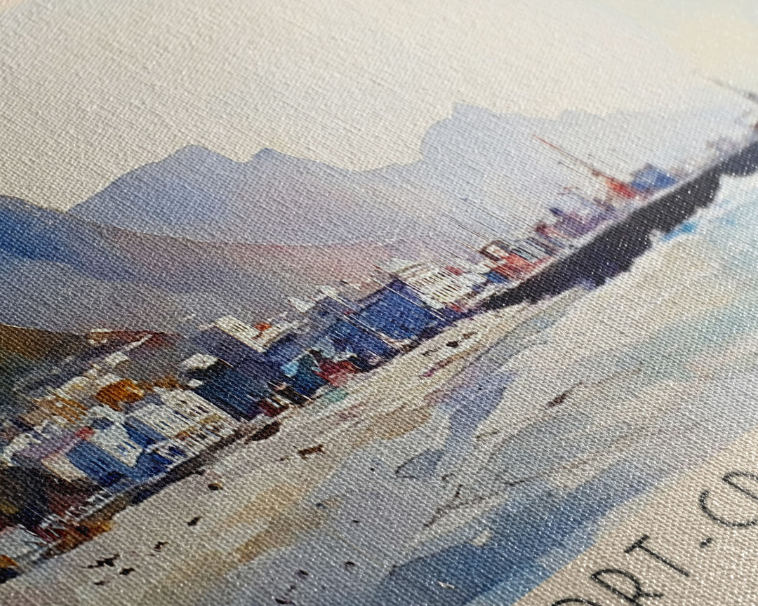 Port-Cros Island, France Watercolor Beach Print, Vacation Gift, France Wall Art, Beach Painting, Beach Decor, Beach Painting