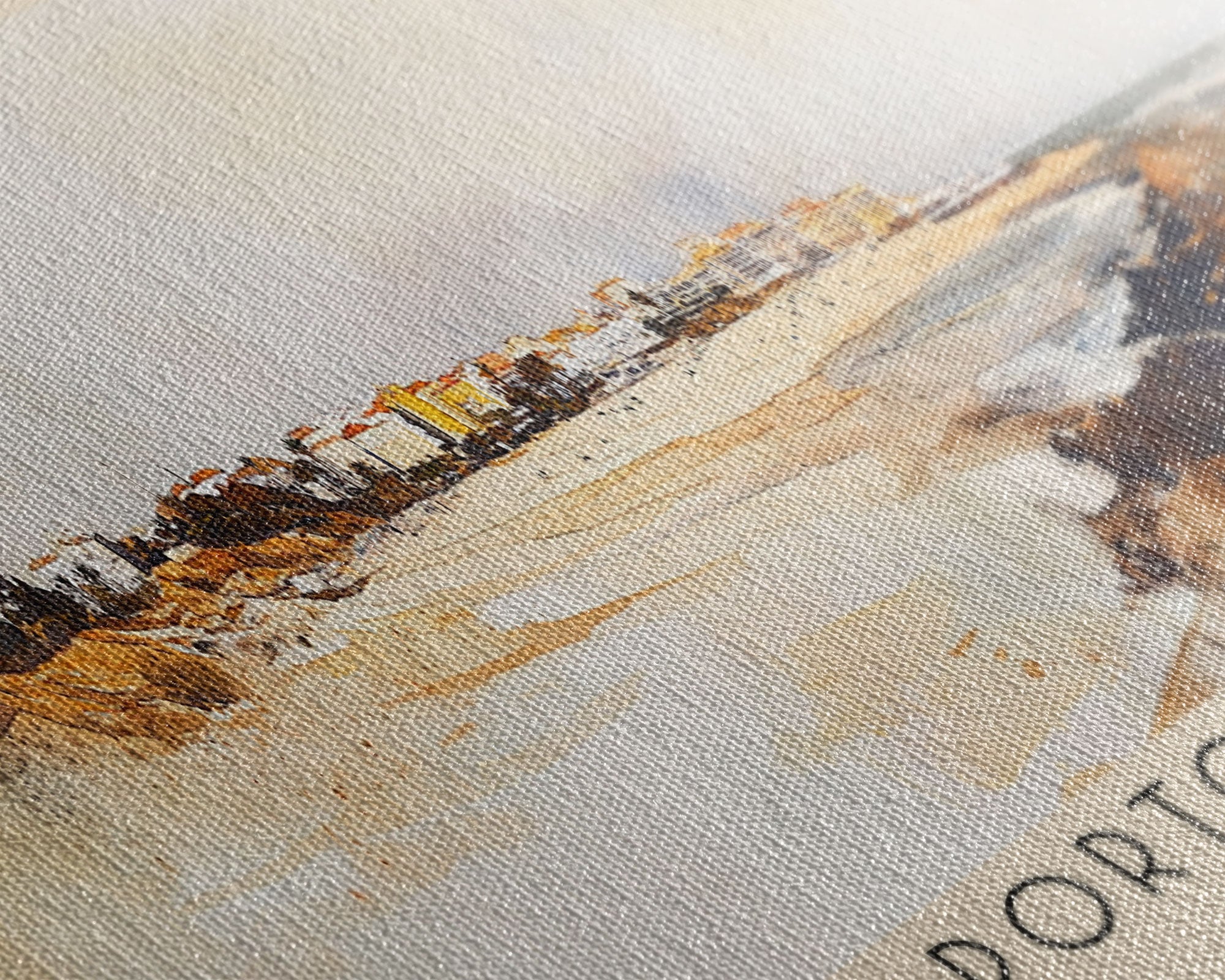 Porto Santo, Portugal Watercolor Print, Vacation Gift, Portugal Wall Art, Beach Painting, Beach Decor, Beach Or Lakehouse Art