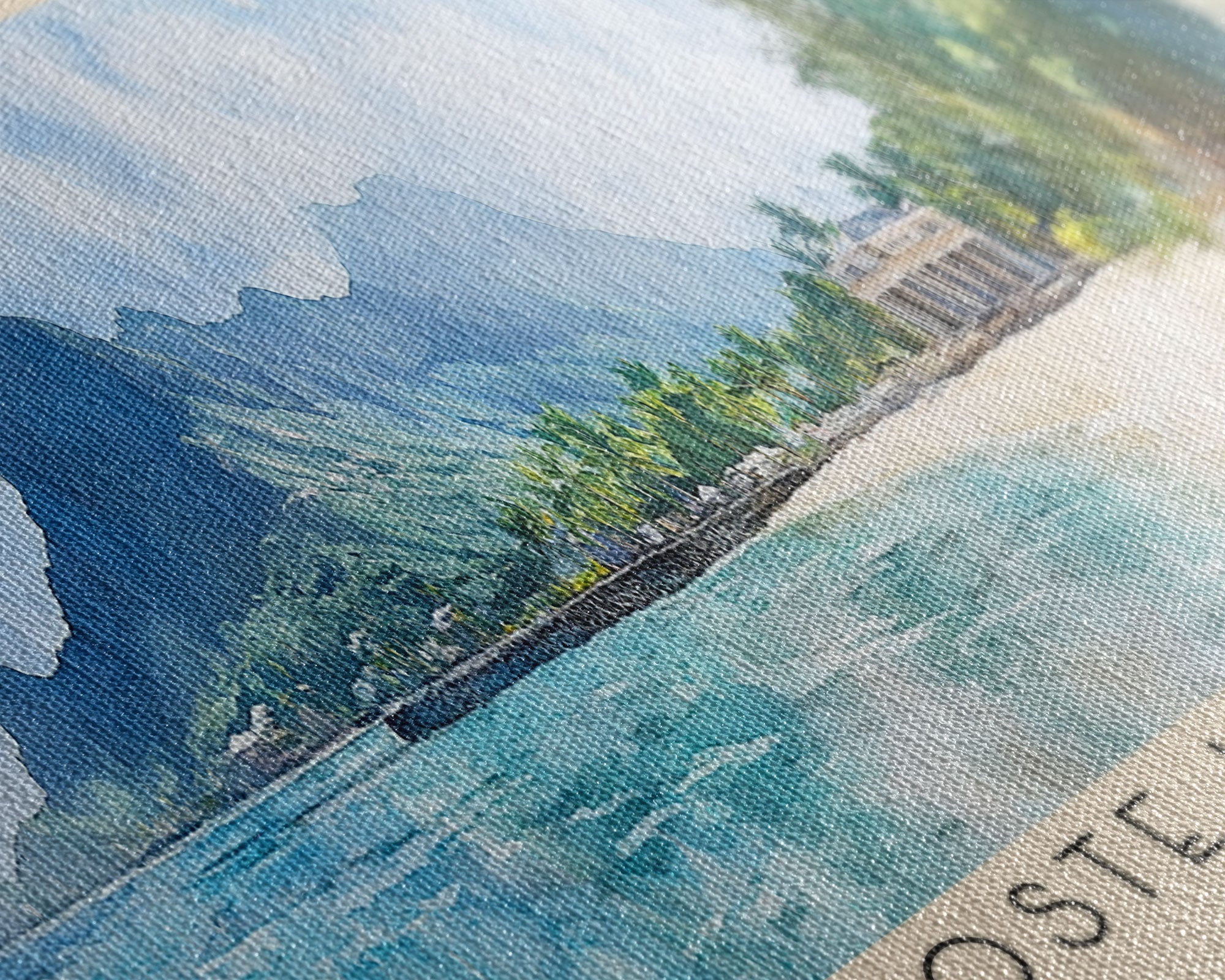 Poste Lafayette, Mauritius Watercolor Print, Vacation Gift, Mauritius Wall Art, Vacation Wall Art, Vacatation Memories, Beach Decor, Beach Or Lakehouse Art