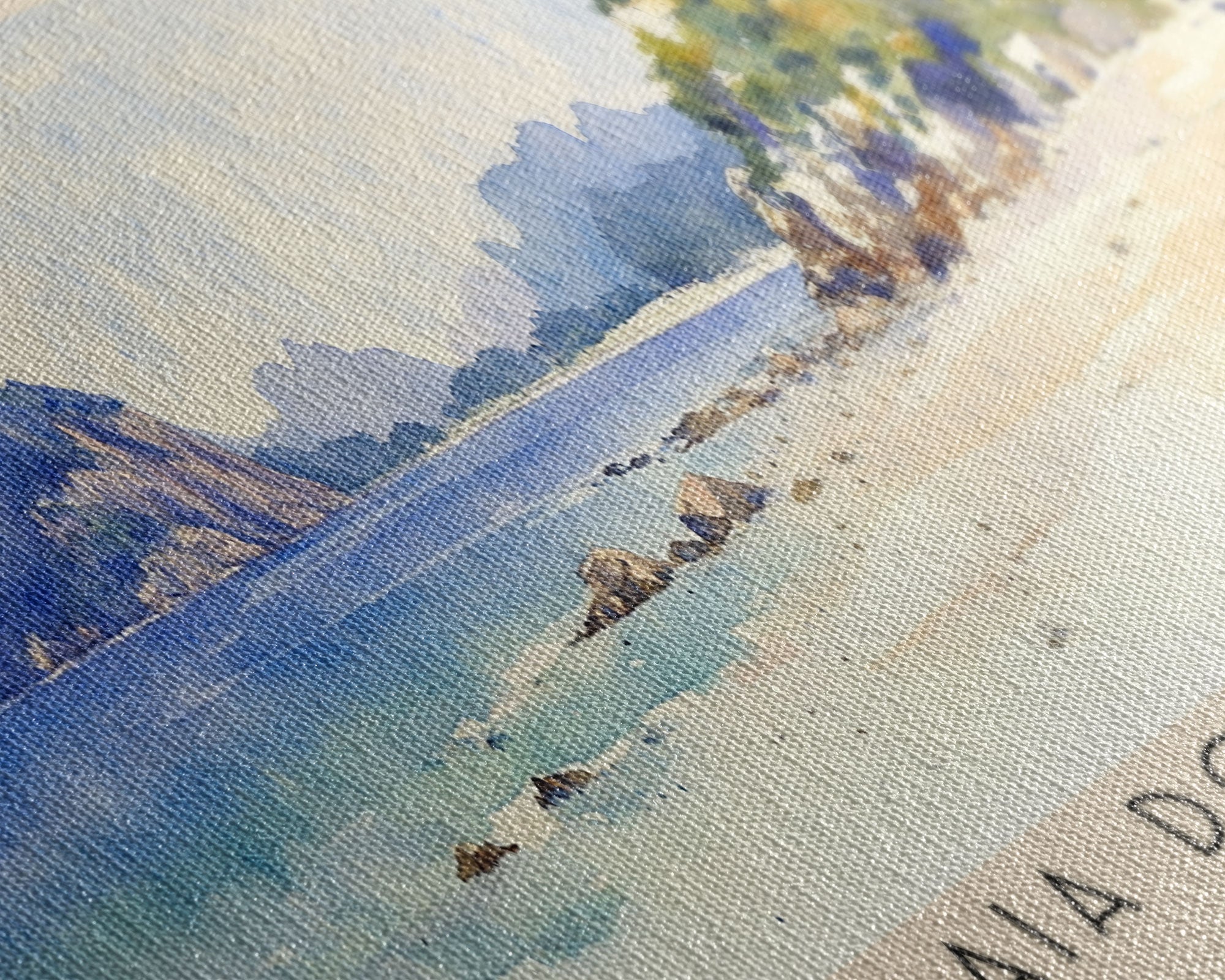 Praia do Espelho, Brazil Watercolor Print, Vacation Gift, Brazil Wall Art, Vacation Wall Art, Vacatation Memories, Beach Decor, Beach Or Lakehouse Art