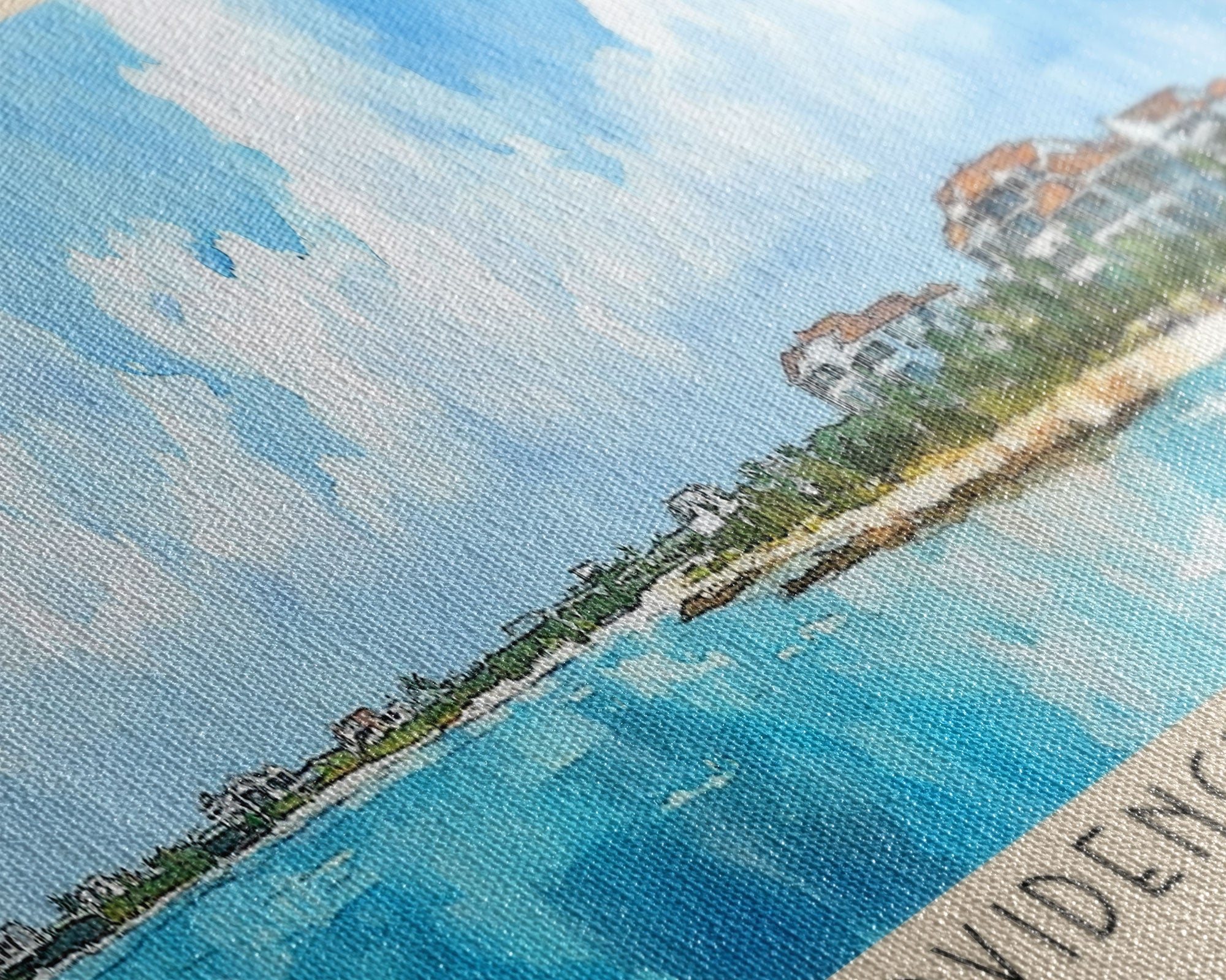 Providenciales Island, Turks and Caicos Watercolor Print, Vacation Gift, Turks and Caicos Wall Art, Vacation Wall Art, Vacatation Memories, Beach Decor, Beach Or Lakehouse Art