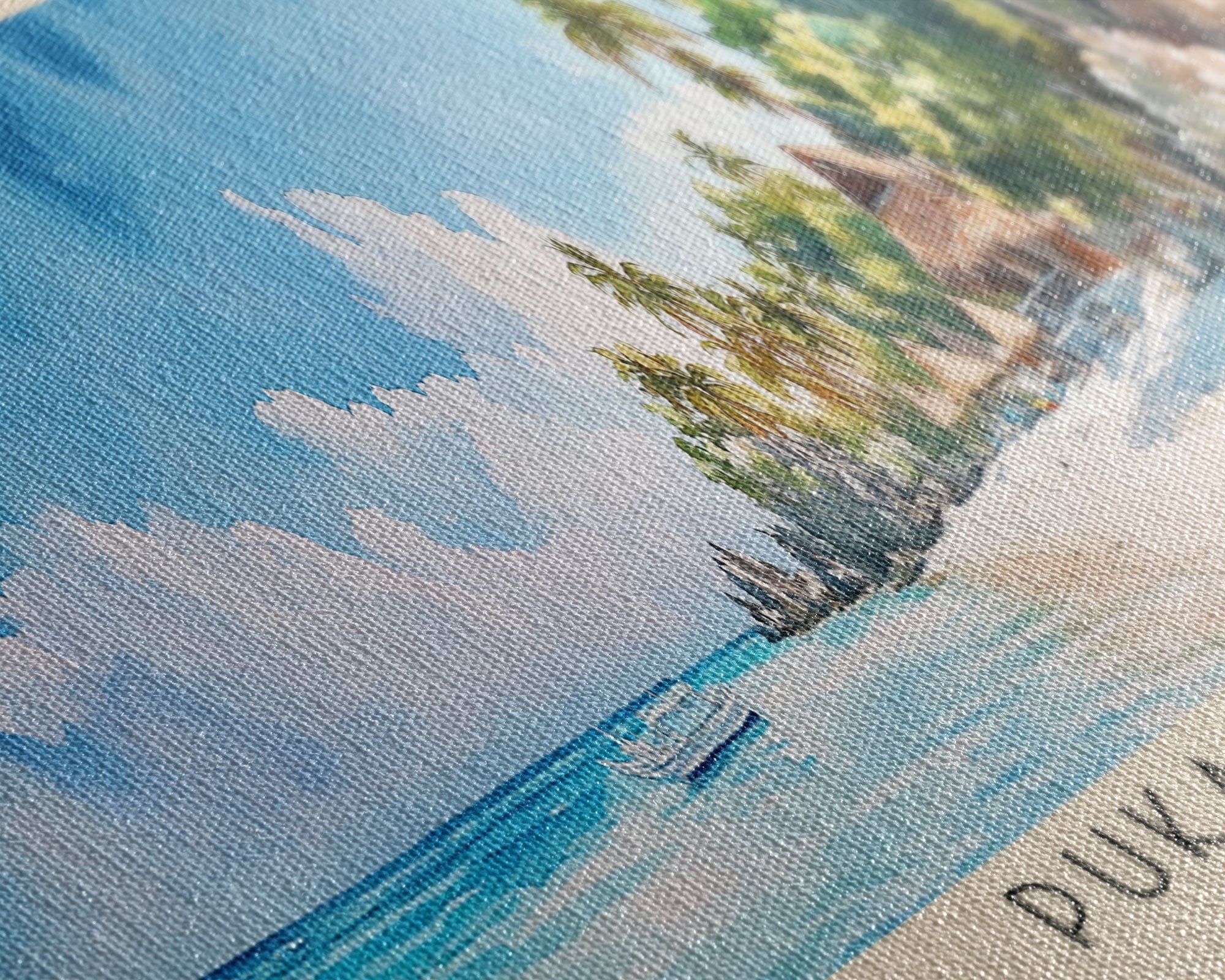 Puka Beach, Boracay, Philippines Watercolor Print, Vacation Gift, Boracay, Philippines Wall Art, Beach Painting, Beach Decor, Beach Or Lakehouse Art