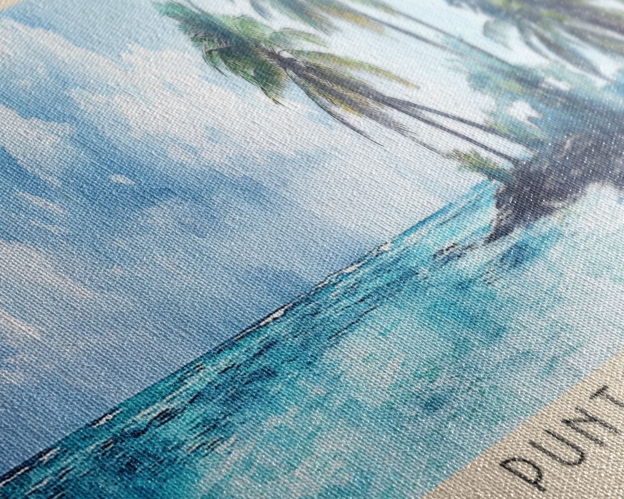 Punta Rucia, Dominican Republic Watercolor Print, Vacation Gift, Dominican Republic Wall Art, Beach Painting, Beach Decor, Beach Or Lakehouse Art