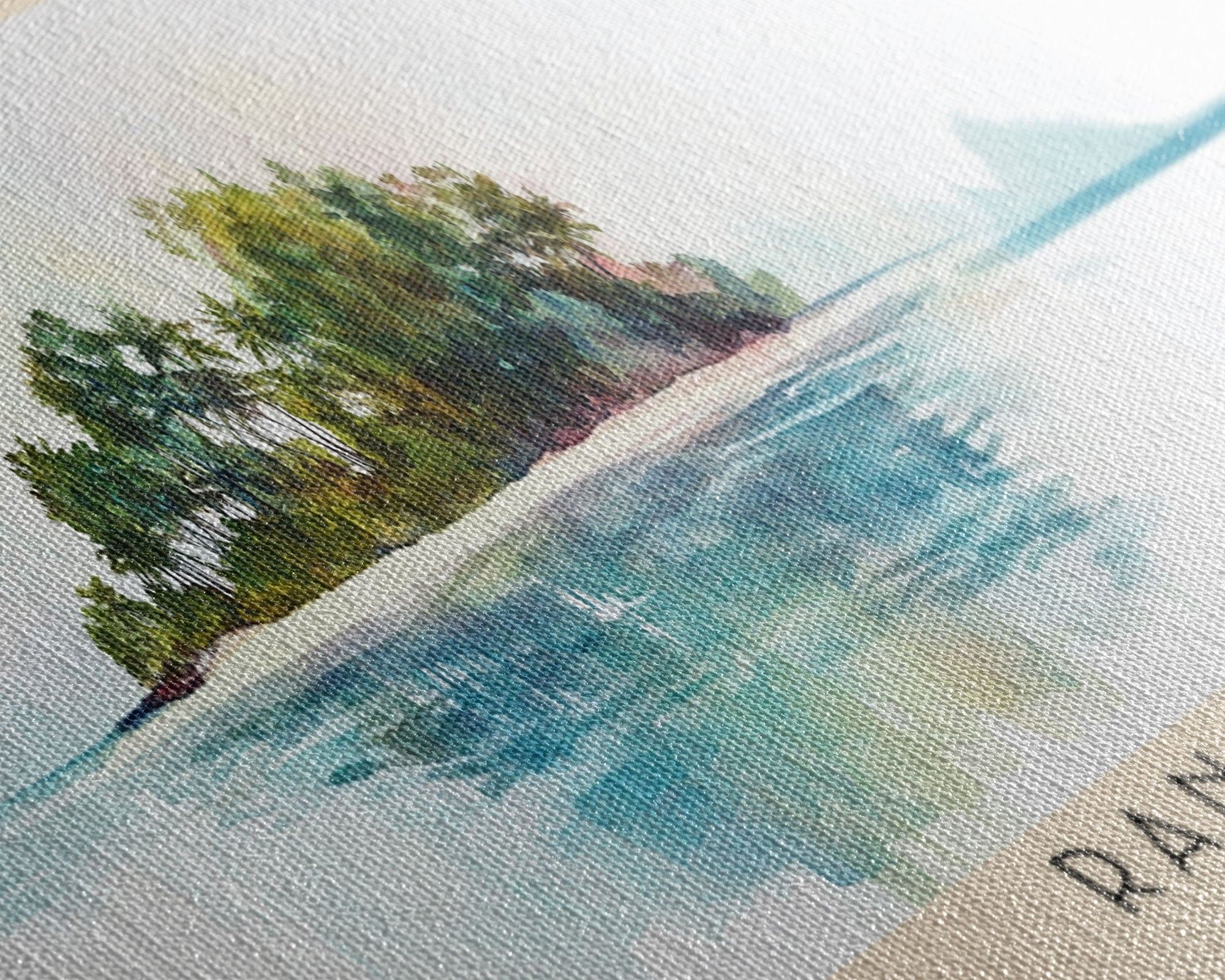 Rangiroa, France Watercolor Print, Vacation Gift, France Wall Art, Vacation Wall Art, Vacatation Memories, Beach Decor, Beach Or Lakehouse Art