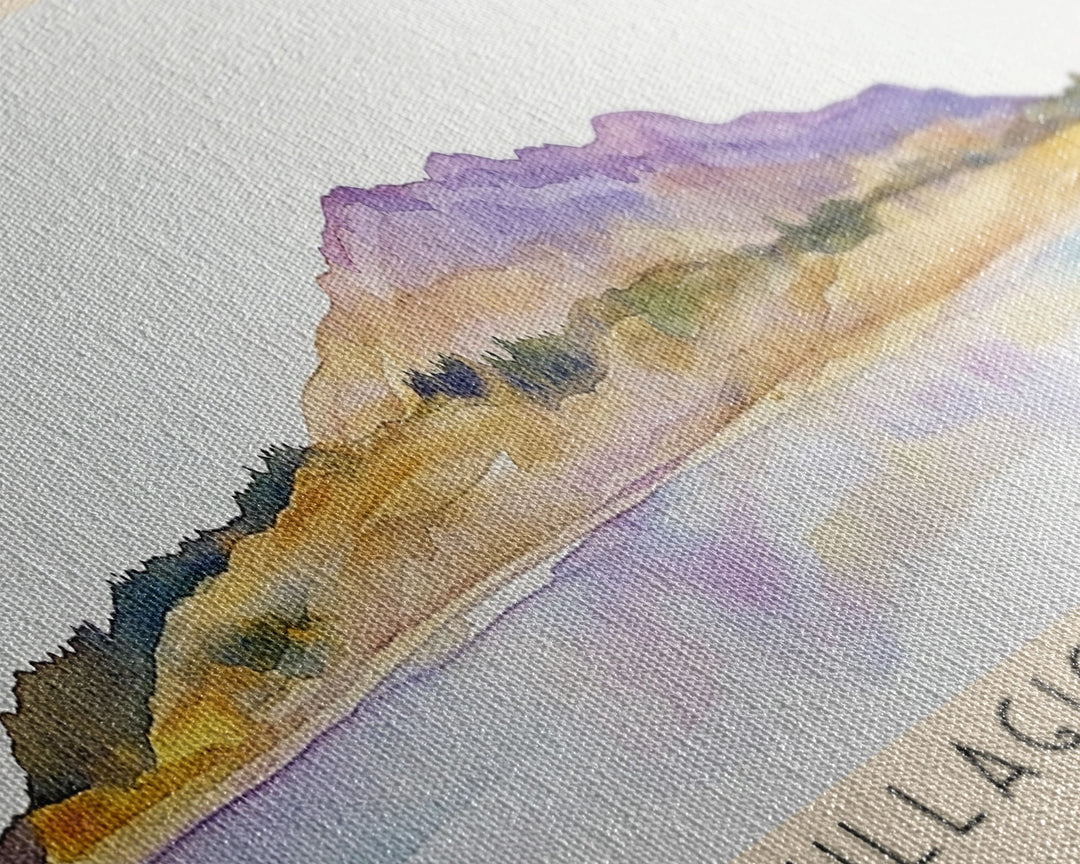 Revillagigedo Island, Alaska Watercolor Print, Vacation Gift, Alaska Wall Art, Vacation Wall Art, Vacatation Memories, Beach Decor, Beach Or Lakehouse Art