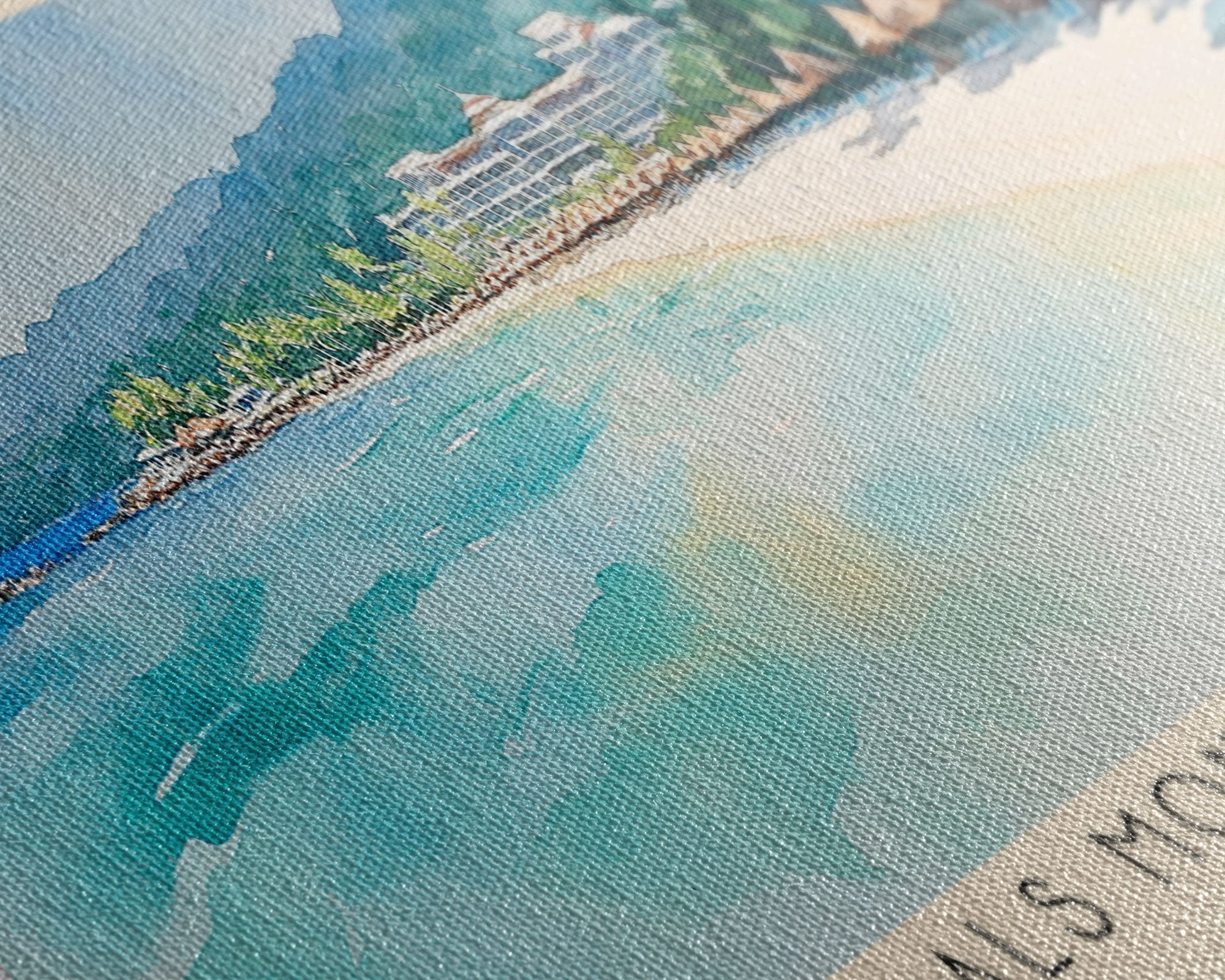 Sandals Montego Bay Beach, Jamaica Watercolor Print, Vacation Gift, Jamaica Wall Art, Vacation Wall Art, Vacatation Memories, Beach Decor, Beach Or Lakehouse Art