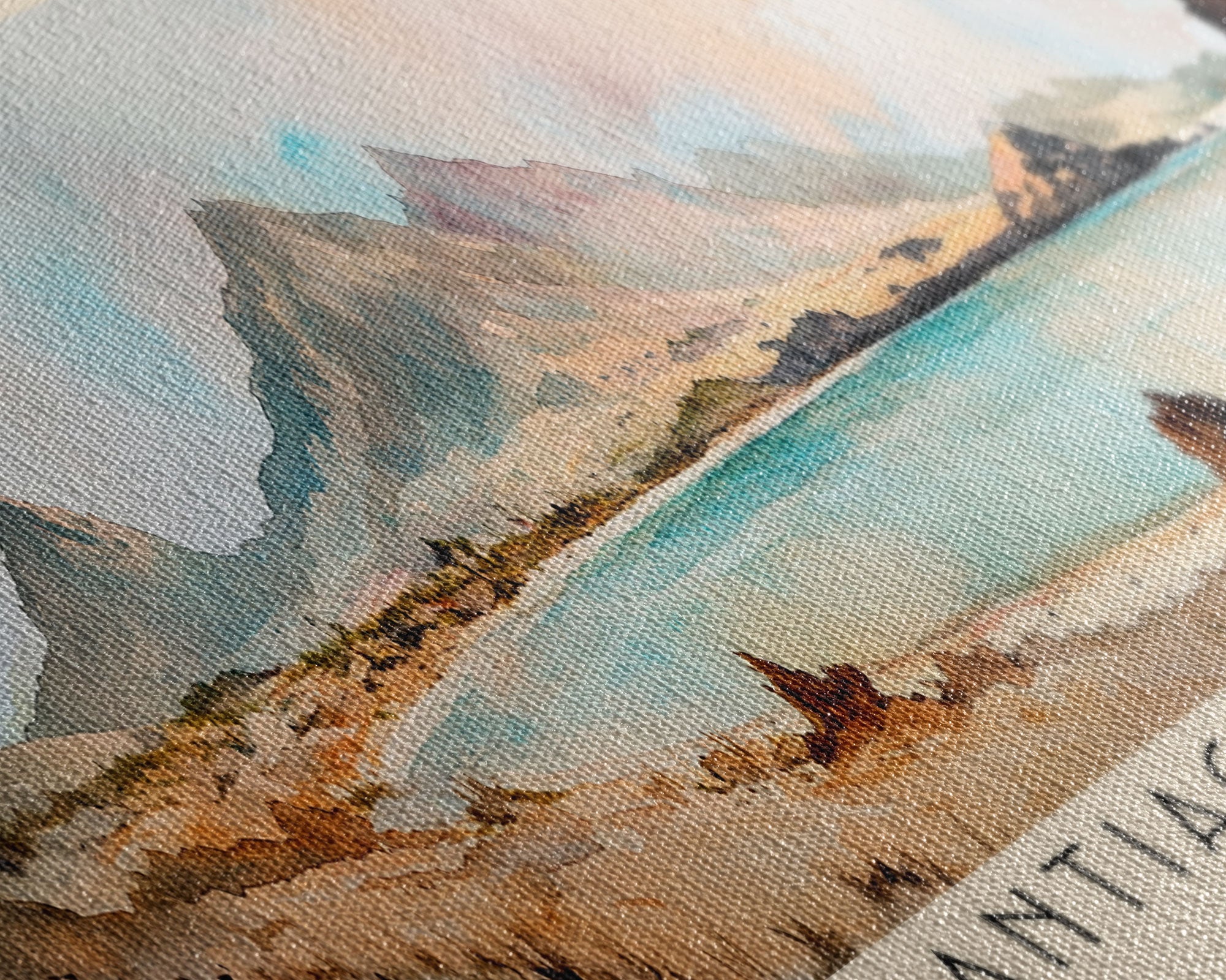 Santiago Island, Galapagos, Ecuador Watercolor Print, Vacation Gift, Galapagos, Ecuador Wall Art, Beach Painting, Beach Decor, Beach Or Lakehouse Art