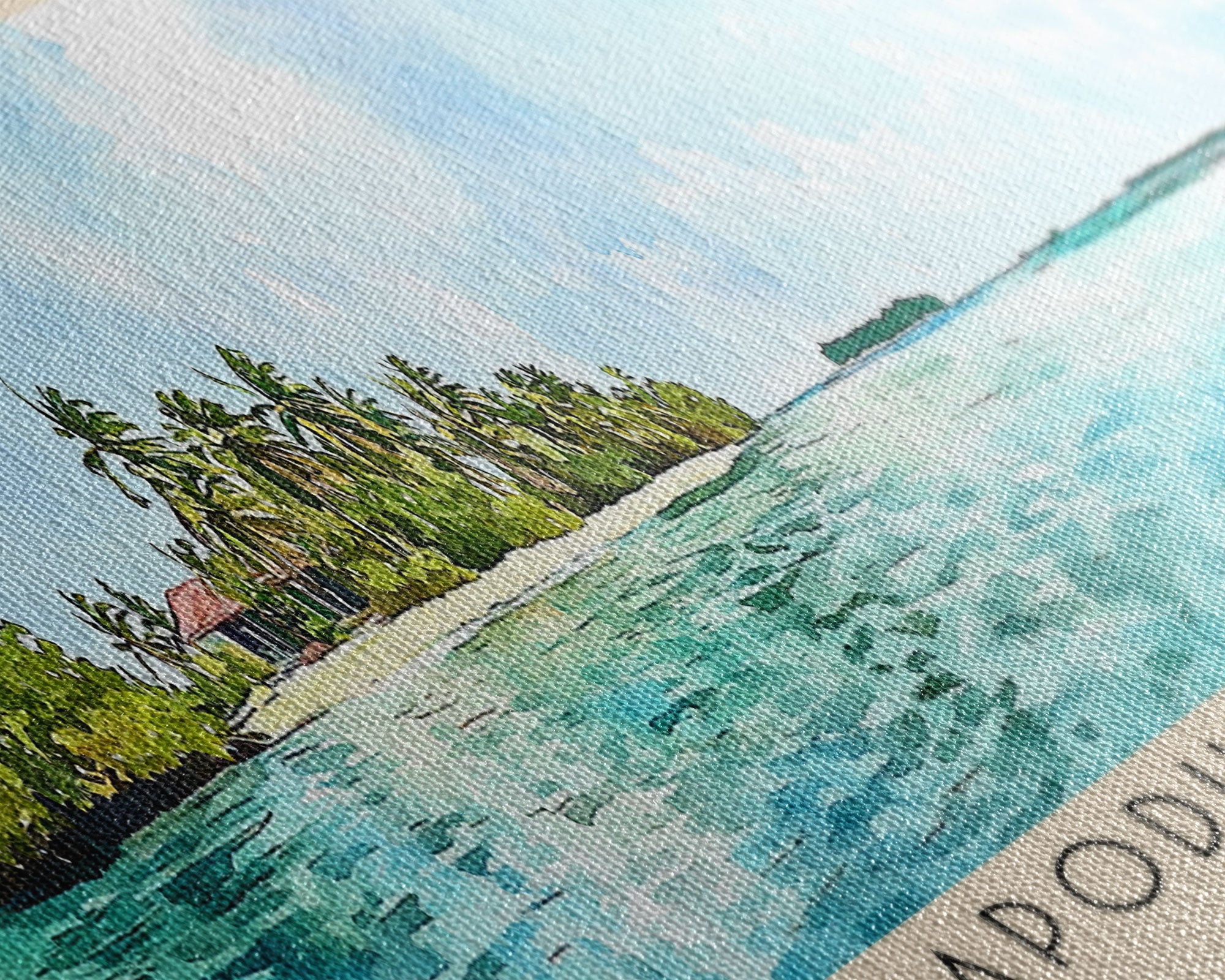 Sapodilla Cayes, Belize Watercolor Print, Vacation Gift, Belize Wall Art, Beach Painting, Beach Decor, Beach Or Lakehouse Art
