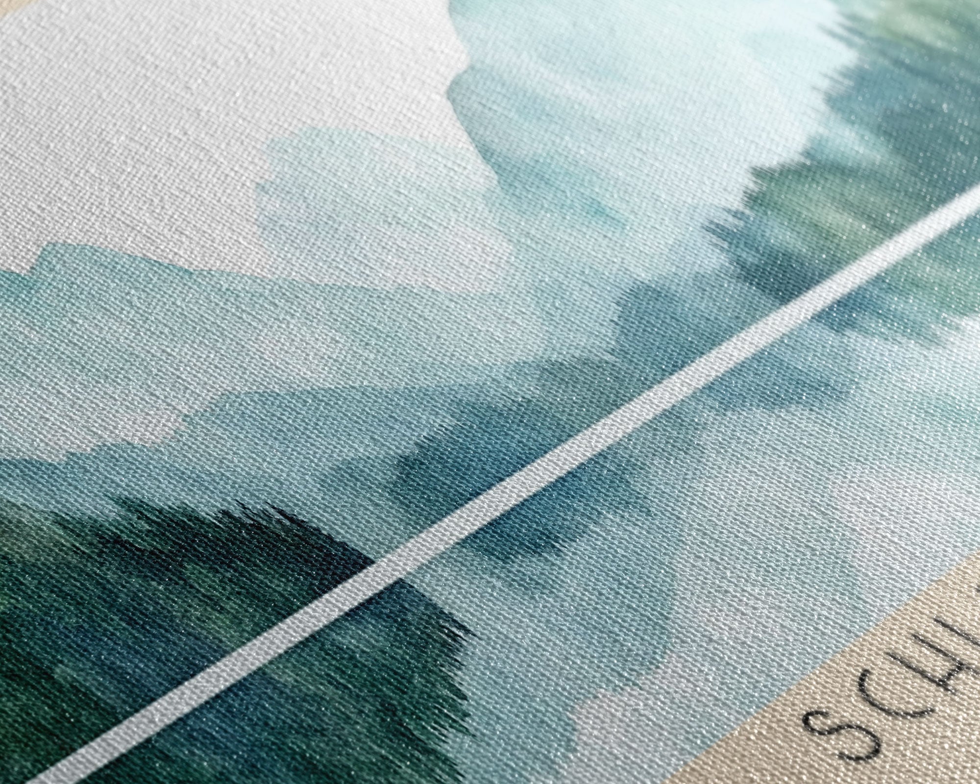Schluchsee, Germany Watercolor Print, Vacation Gift, Germany Wall Art, Beach Painting, Beach Decor, Beach Or Lakehouse Art