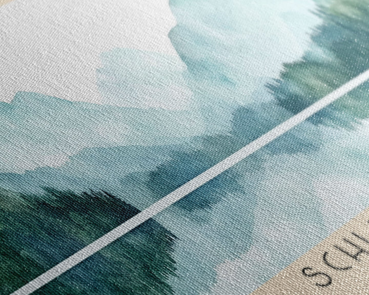 Schluchsee, Germany Watercolor Print, Vacation Gift, Germany Wall Art, Beach Painting, Beach Decor, Beach Or Lakehouse Art