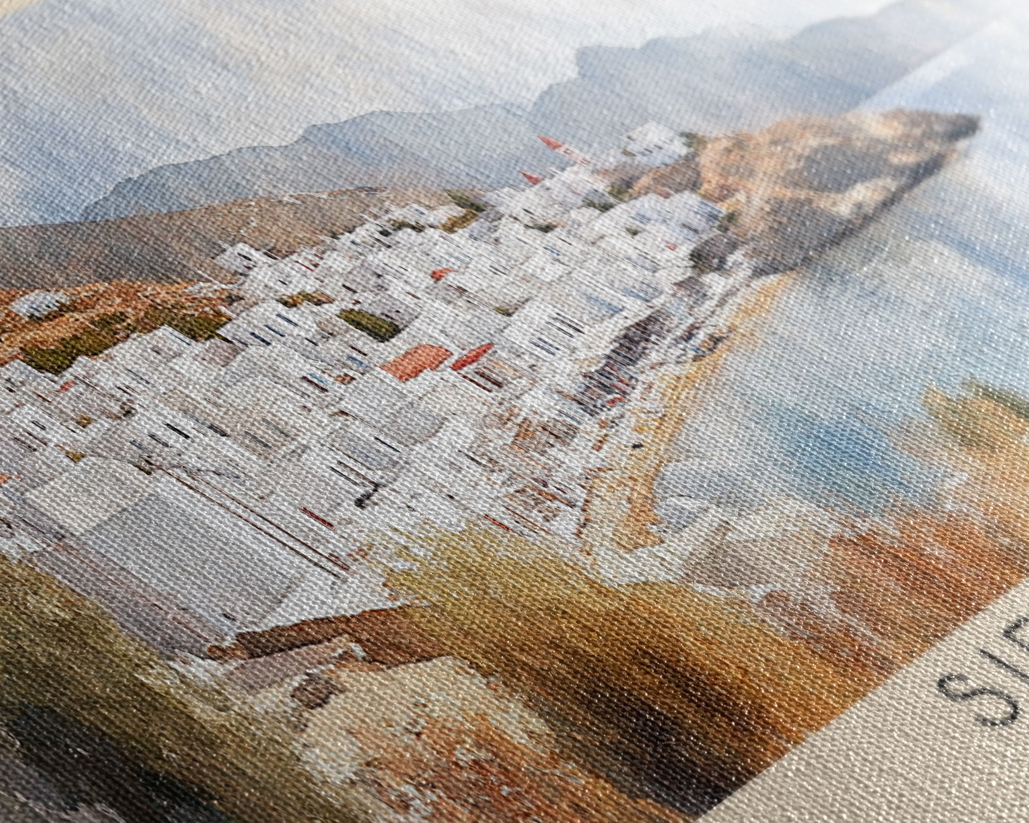 Sifnos, Greece Watercolor Print, Vacation Gift, Greece Wall Art, Beach Painting, Beach Decor, Beach Or Lakehouse Art