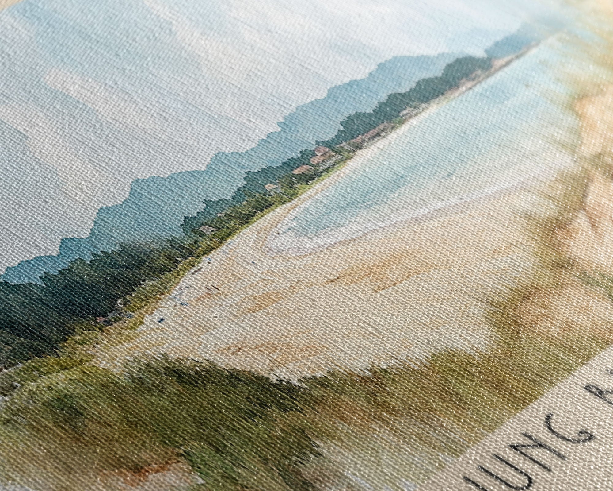 Tanjung Bungah Beach, Malasyia Watercolor Print, Vacation Gift, Malasyia Wall Art, Beach Painting, Beach Decor, Beach Or Lakehouse Art
