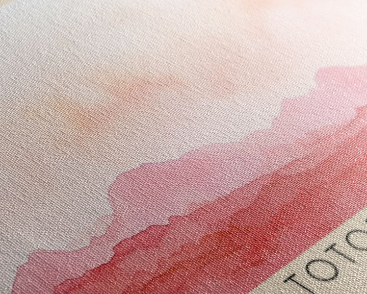 Totoralillo, Chile Watercolor Beach Print, Vacation Gift, Chile Wall Art, Beach Painting, Beach Decor, Beach Painting