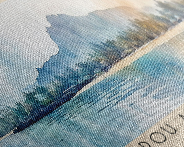 Trou aux Biches, Mauritius Watercolor Print, Vacation Gift, Mauritius Wall Art, Beach Painting, Beach Decor, Beach Or Lakehouse Art