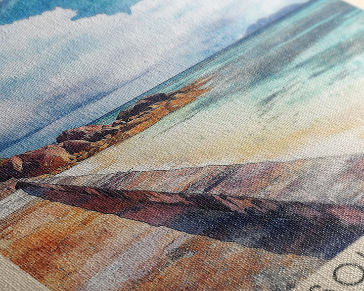 Anse Source d’Argent, La Digue, Seychelles Watercolor Print, Vacation Gift, La Digue, Seychelles Wall Art, Vacation Wall Art, Vacatation Memories, Beach Decor, Beach Or Lakehouse Art