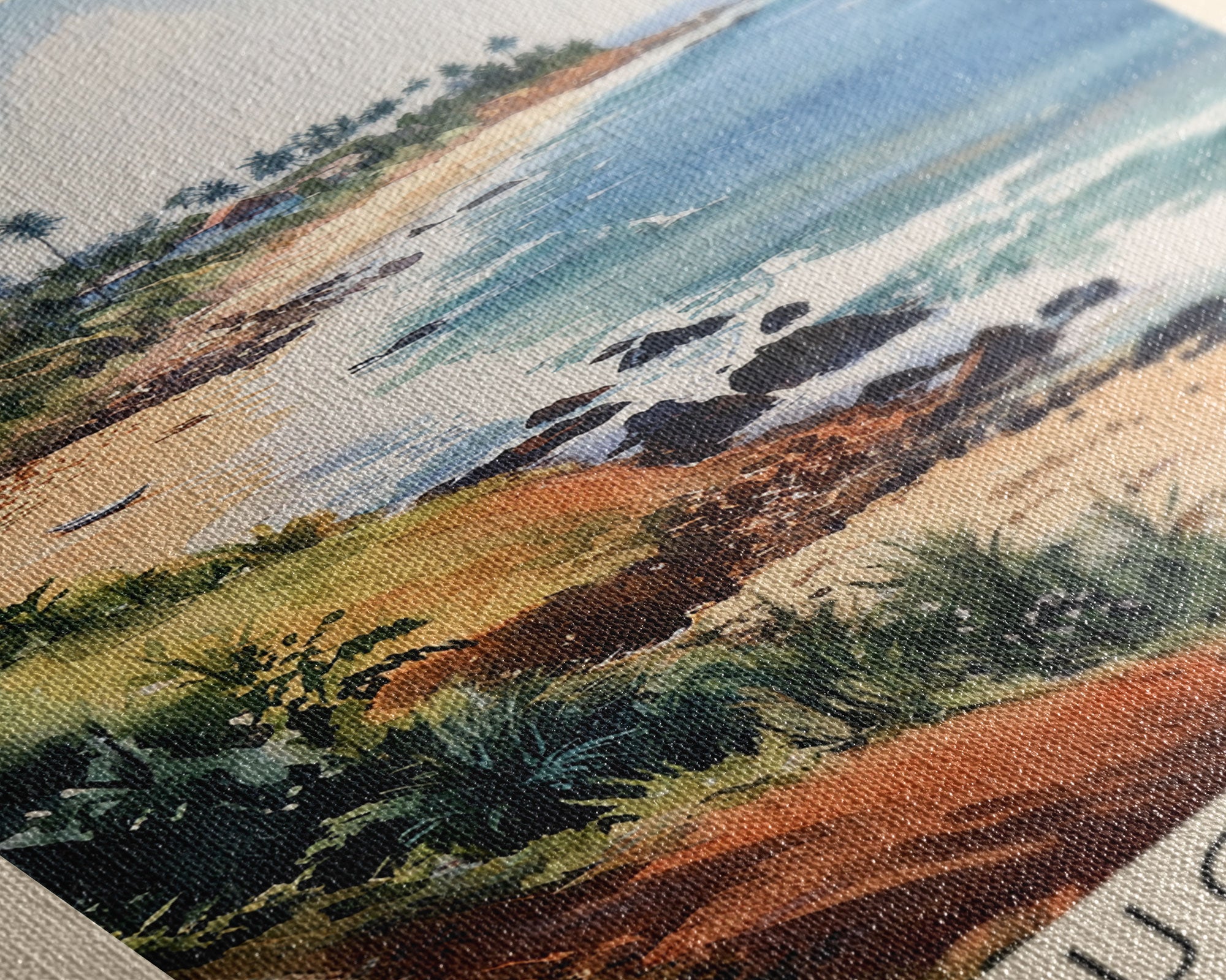 Arugam Bay, Sri Lanka Watercolor Print, Vacation Gift, Sri Lanka Wall Art, Vacation Wall Art, Vacatation Memories, Beach Decor, Beach Or Lakehouse Art