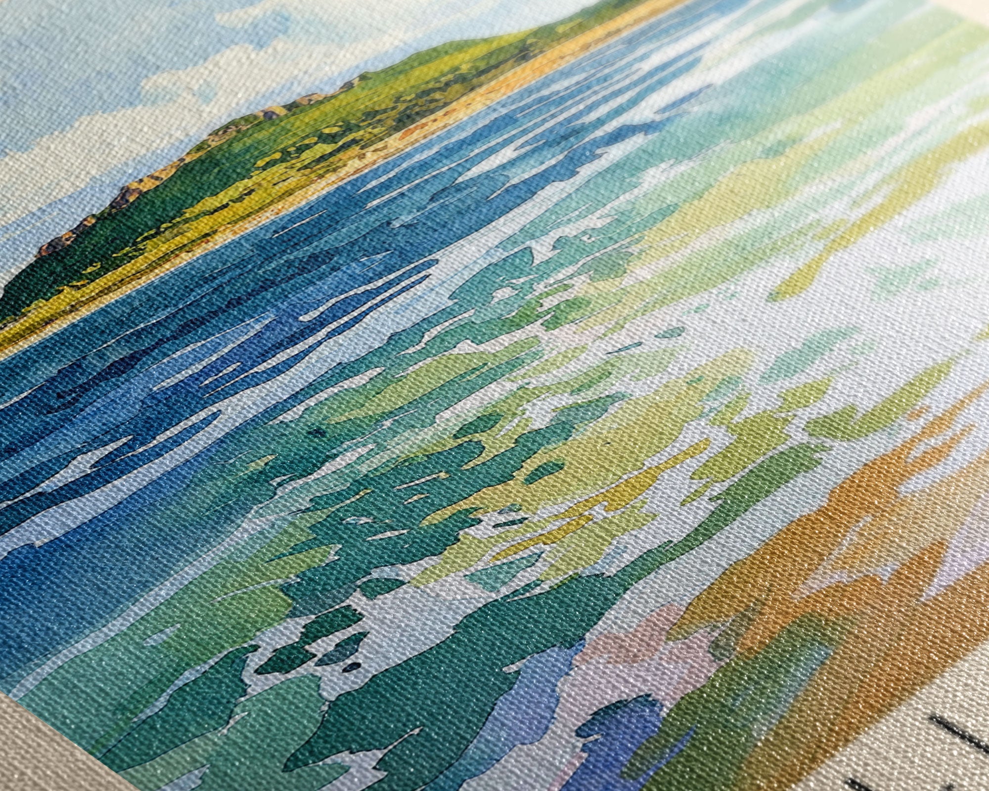 Belle Mare, Mauritius Watercolor Print, Vacation Gift, Mauritius Wall Art, Vacation Wall Art, Vacatation Memories, Beach Decor, Beach Or Lakehouse Art