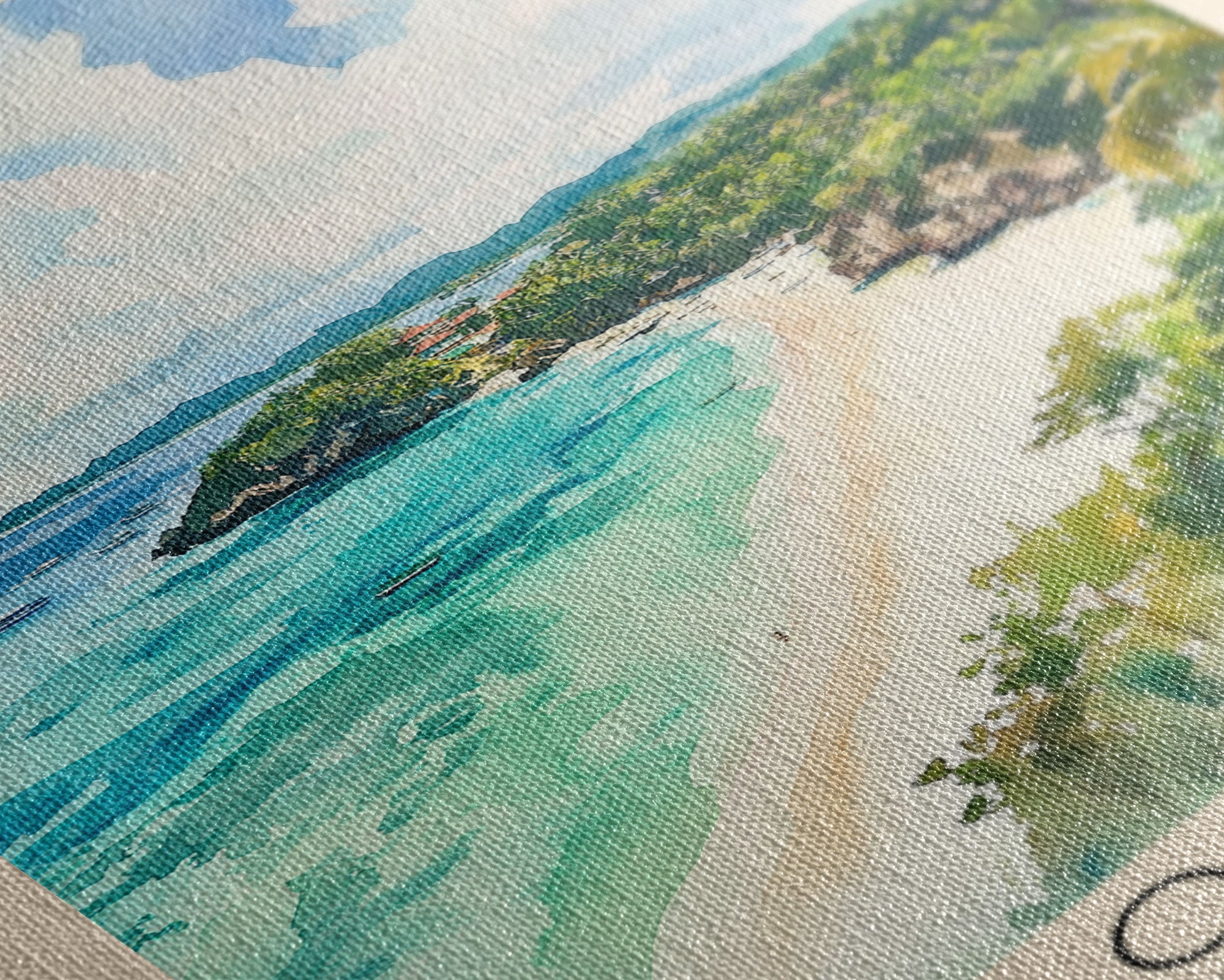 Boracay, Philippines Watercolor Print, Vacation Gift, Philippines Wall Art, Vacation Wall Art, Vacatation Memories, Beach Decor, Beach Or Lakehouse Art
