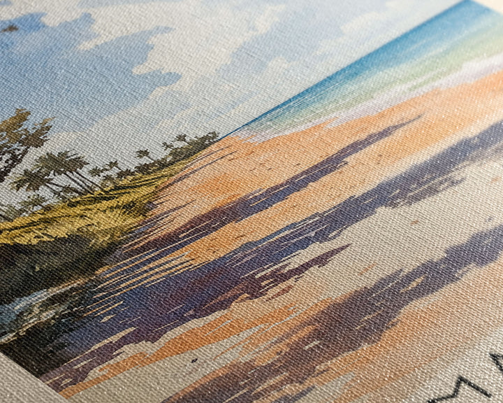 Bowman’s Beach, Florida Watercolor Print, Vacation Gift, Florida Wall Art, Vacation Wall Art, Vacatation Memories, Beach Decor, Beach Or Lakehouse Art