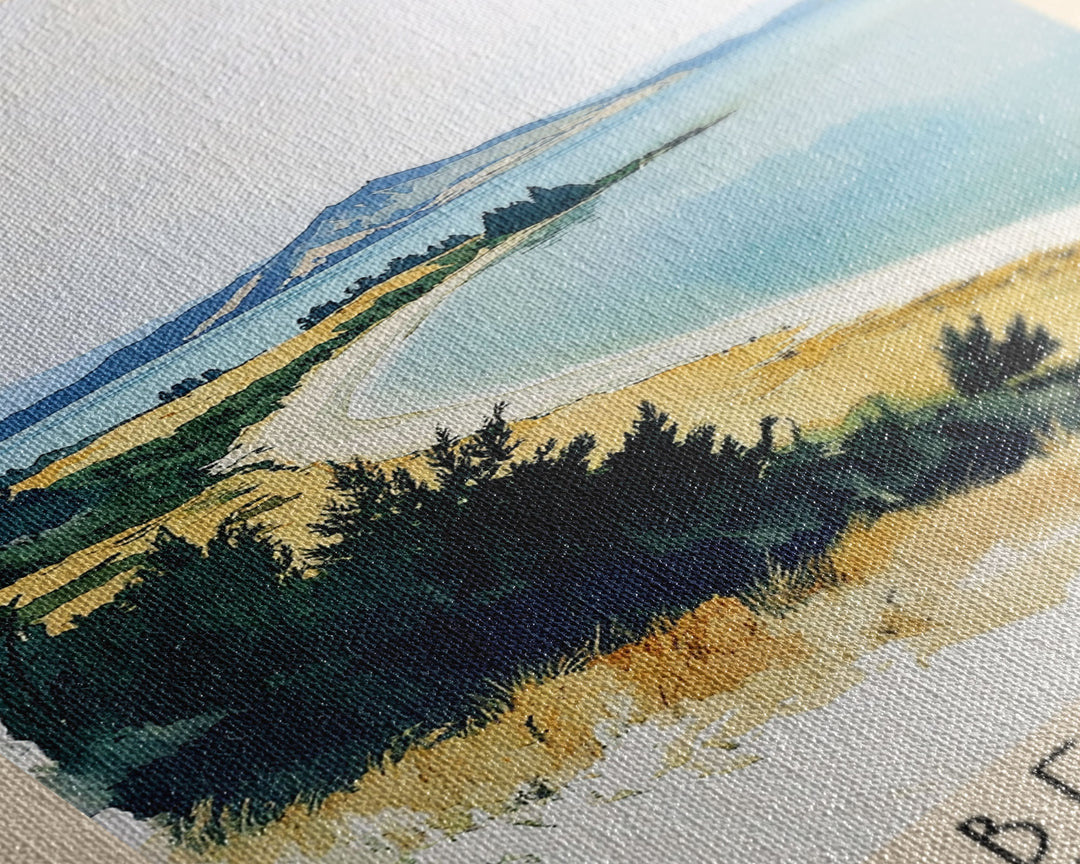 Campbell Island, New Zealand Watercolor Print, Vacation Gift, New Zealand Wall Art, Vacation Wall Art, Vacatation Memories, Beach Decor, Beach Or Lakehouse Art