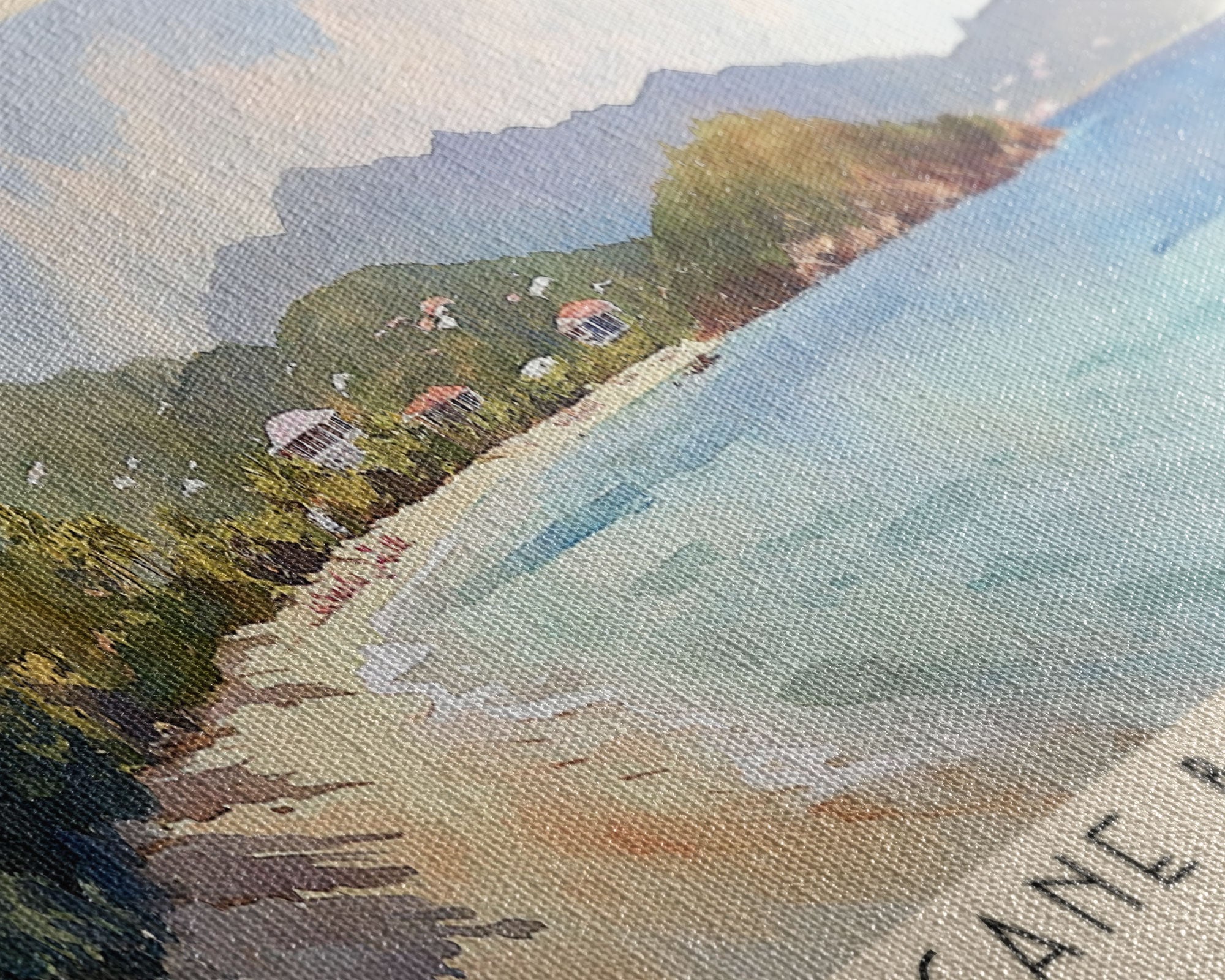 Cane Bay Beach, US Virgin islands Watercolor Beach Print, Vacation Gift, US Virgin islands Wall Art, Beach Painting, Beach Decor, Beach Painting