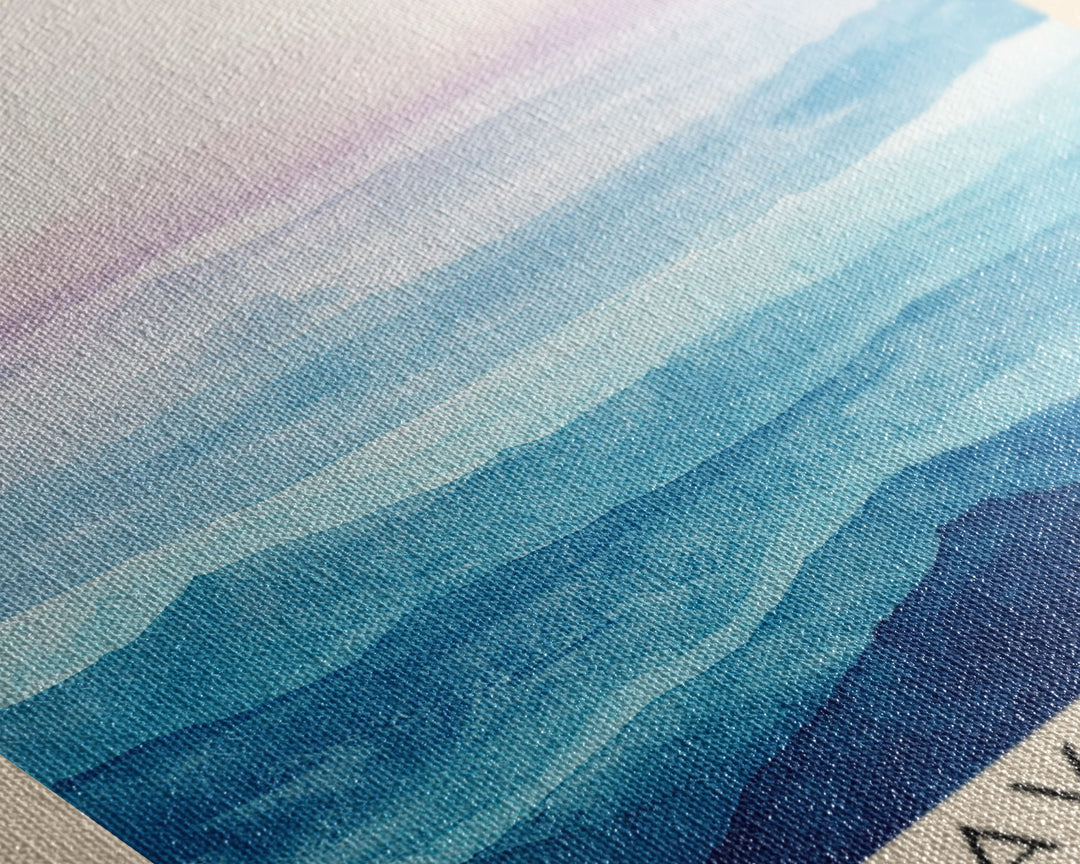 Cavancha, Chile Watercolor Print, Vacation Gift, Chile Wall Art, Vacation Wall Art, Vacatation Memories, Beach Decor, Beach Or Lakehouse Art