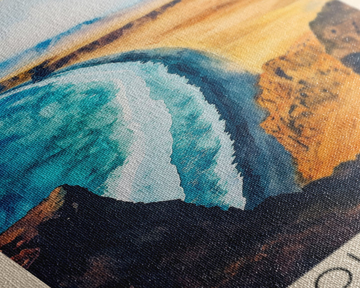 Dyrholaey Beach, Iceland Watercolor Print, Vacation Gift, Iceland Wall Art, Beach Painting, Beach Decor, Beach Or Lakehouse Art