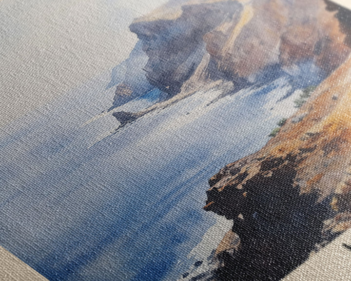 El Hierro, Spain Watercolor Beach Print, Vacation Gift, Spain Wall Art, Beach Painting, Beach Decor, Beach Painting