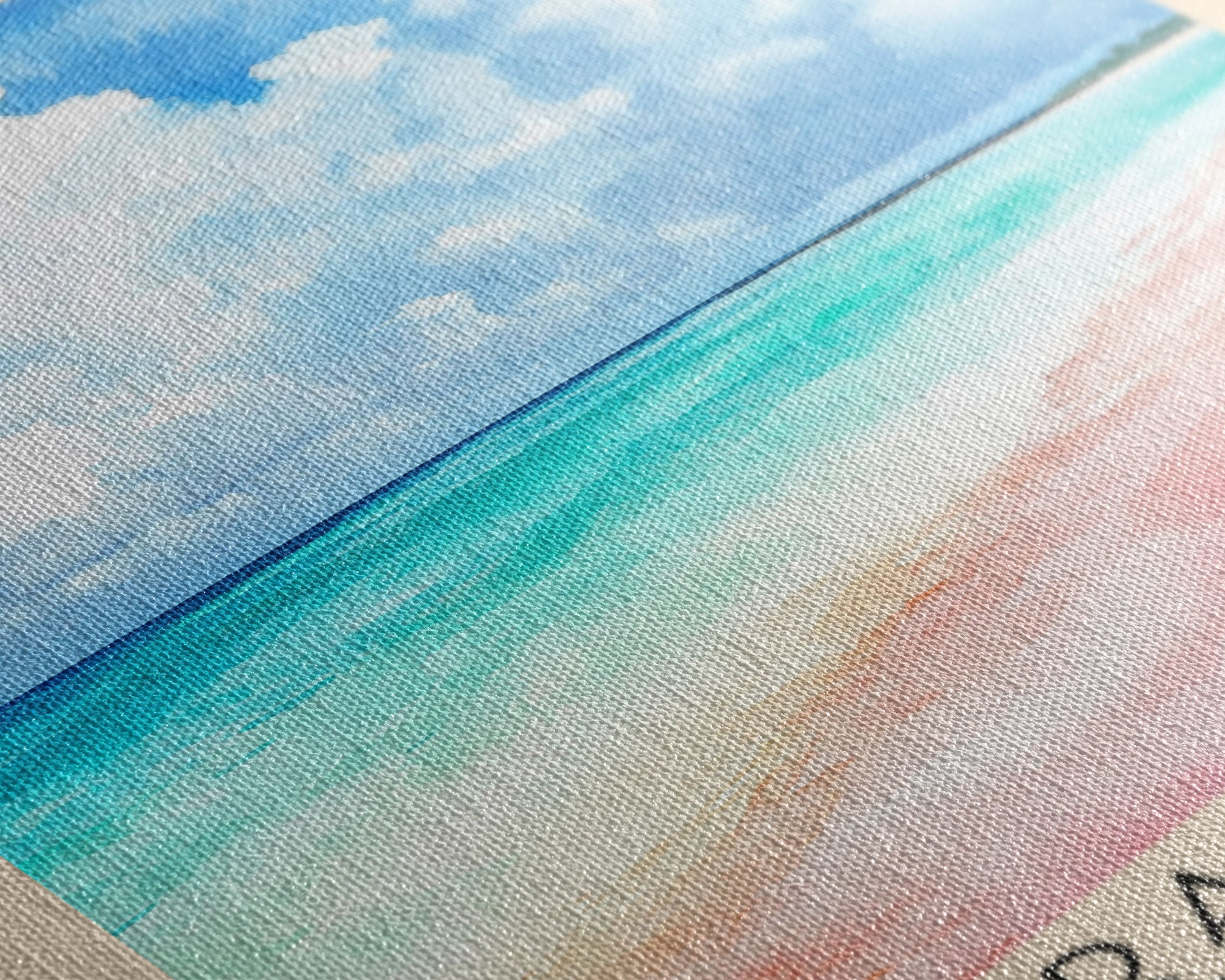 Grace Bay, Turks and Caicos Islands Watercolor Print, Vacation Gift, Turks and Caicos Islands Wall Art, Vacation Wall Art, Vacatation Memories, Beach Decor, Beach Or Lakehouse Art
