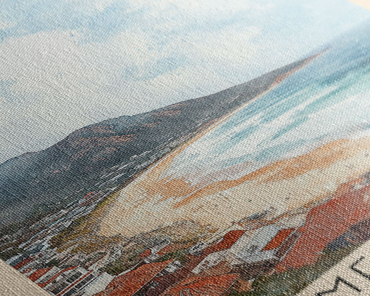 Kommetjie Beach, South Africa Watercolor Print, Vacation Gift, South Africa Wall Art, Vacation Wall Art, Vacatation Memories, Beach Decor, Beach Or Lakehouse Art