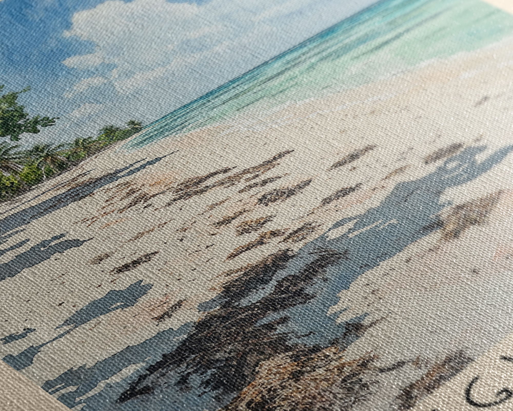 Nungwi Beach, Zanzibar Watercolor Print, Vacation Gift, Zanzibar Wall Art, Beach Painting, Beach Decor, Beach Or Lakehouse Art