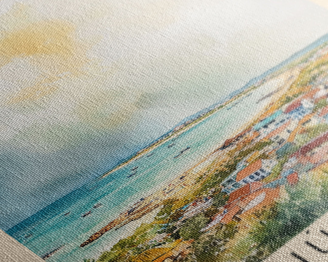 Phú Quốc, Vietnam Watercolor Print, Vacation Gift, Vietnam Wall Art, Vacation Wall Art, Vacatation Memories, Beach Decor, Beach Or Lakehouse Art