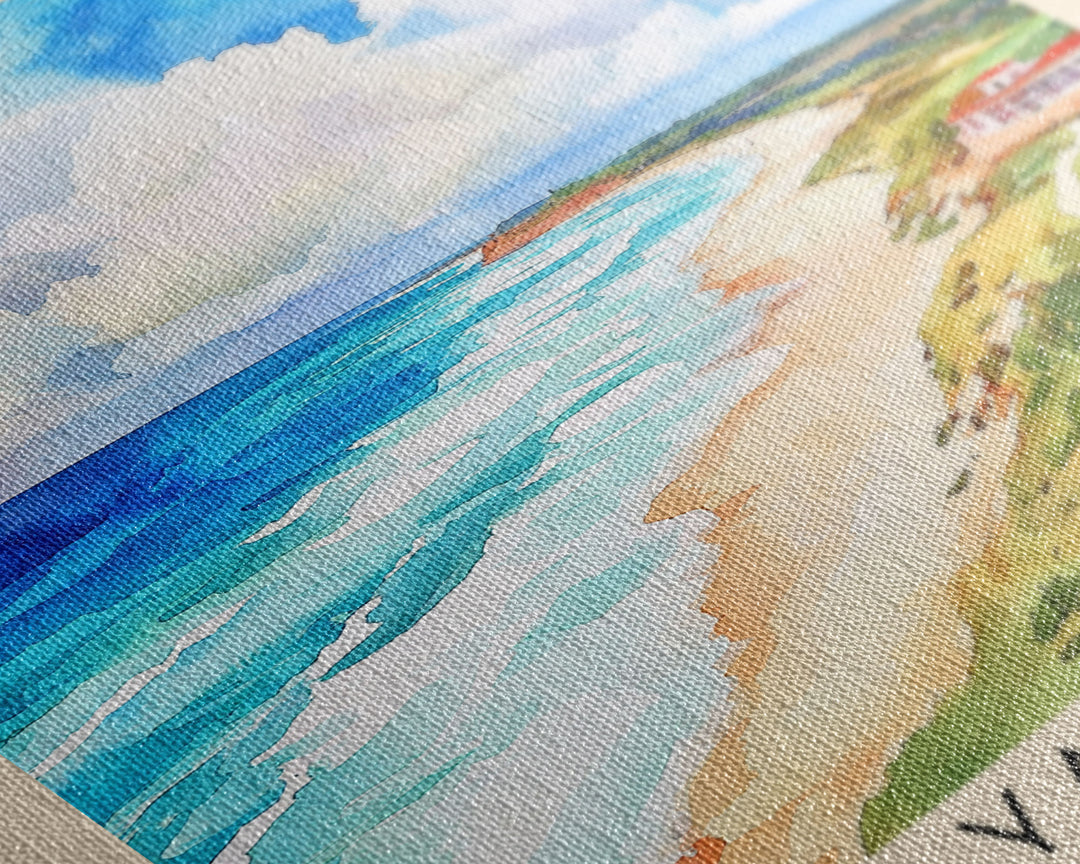 Playa Ancon, Cuba Watercolor Print, Vacation Gift, Cuba Wall Art, Beach Painting, Beach Decor, Beach Or Lakehouse Art