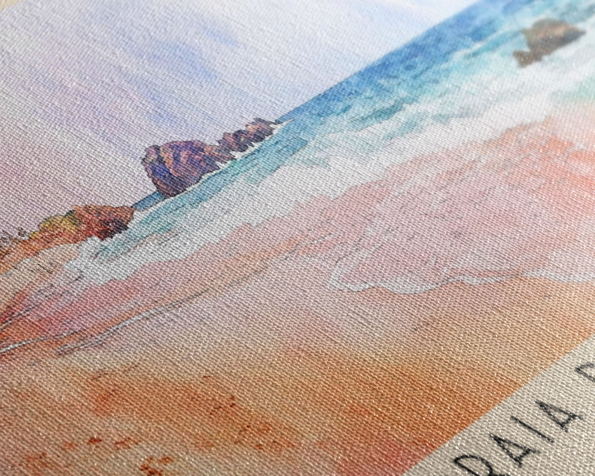 Praia de Forno, Brazil Watercolor Print, Vacation Gift, Brazil Wall Art, Vacation Wall Art, Vacatation Memories, Beach Decor, Beach Or Lakehouse Art