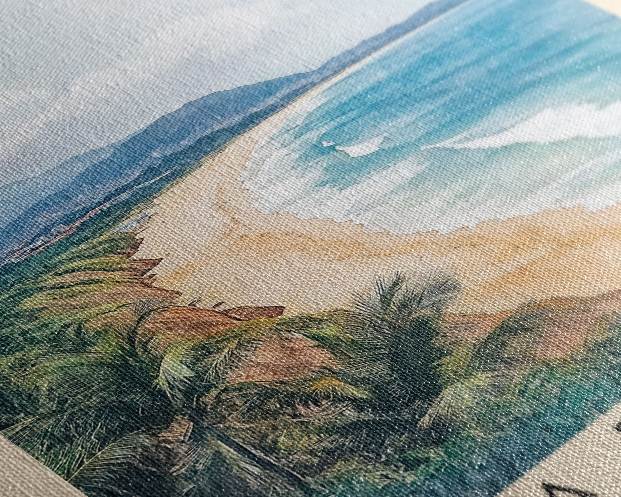 Praia de Forno, Brazil Watercolor Print, Vacation Gift, Brazil Wall Art, Vacation Wall Art, Vacatation Memories, Beach Decor, Beach Or Lakehouse Art