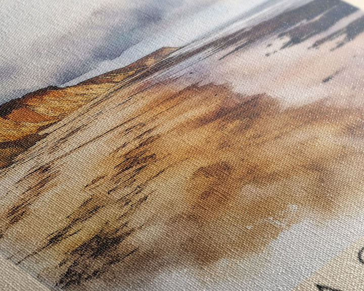 Santa Cruz Island, California Watercolor Print, Vacation Gift, California Wall Art, Beach Painting, Beach Decor, Beach Or Lakehouse Art