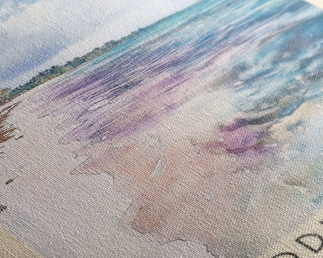 Sapodilla Cayes, Belize Watercolor Print, Vacation Gift, Belize Wall Art, Beach Painting, Beach Decor, Beach Or Lakehouse Art