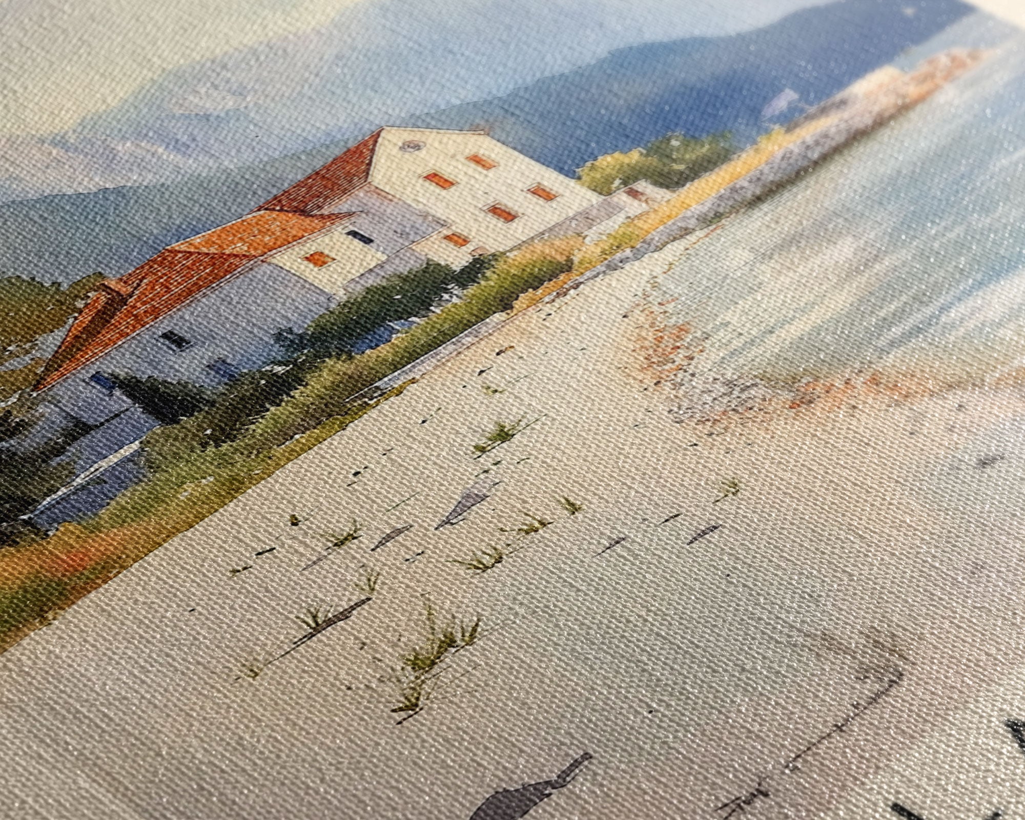 Vela Plaža, Croatia Watercolor Print, Vacation Gift, Croatia Wall Art, Beach Painting, Beach Decor, Beach Or Lakehouse Art