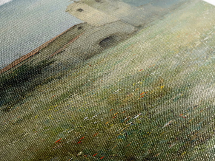 Old Chapel Meadow – Framed Canvas Print – Christian Wall Art – Christian Art Canvas – Vintage Christian Art – Tall Skinny Art Print – Chris