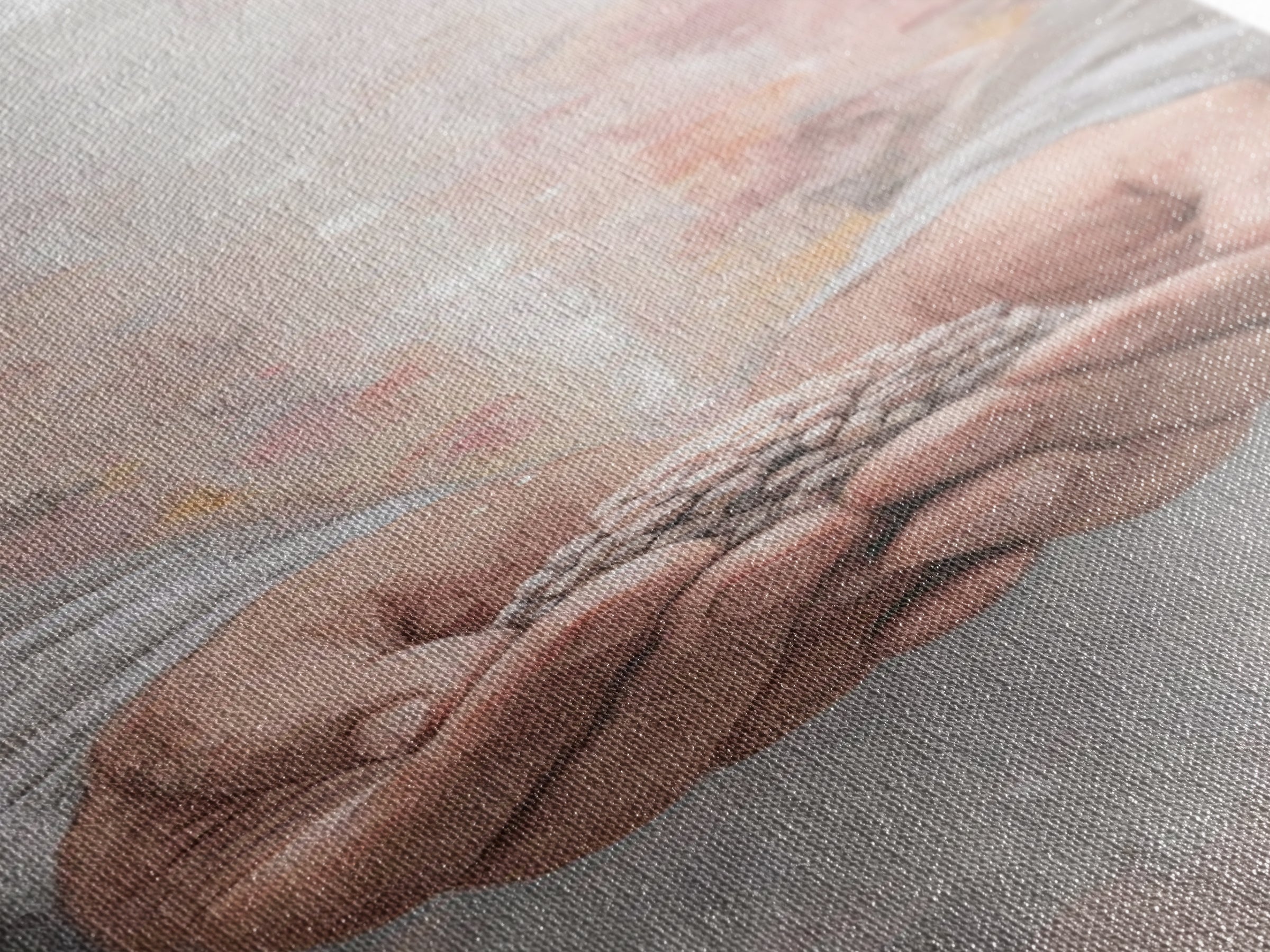 Hands Of Blessing – Framed Canvas Print – Narrow Art – Christian Art Canvas – Christian Wall Art – Jesus Painting – Subtle Christian Art
