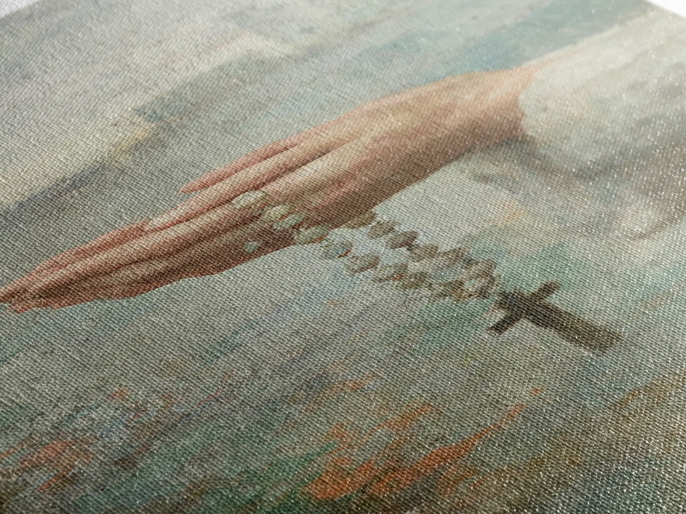 Hands Of Devotion – Framed Canvas Print – Christian Art Canvas – Christian Wall Art – Narrow Art – Christian Art – Christian Decoration – C