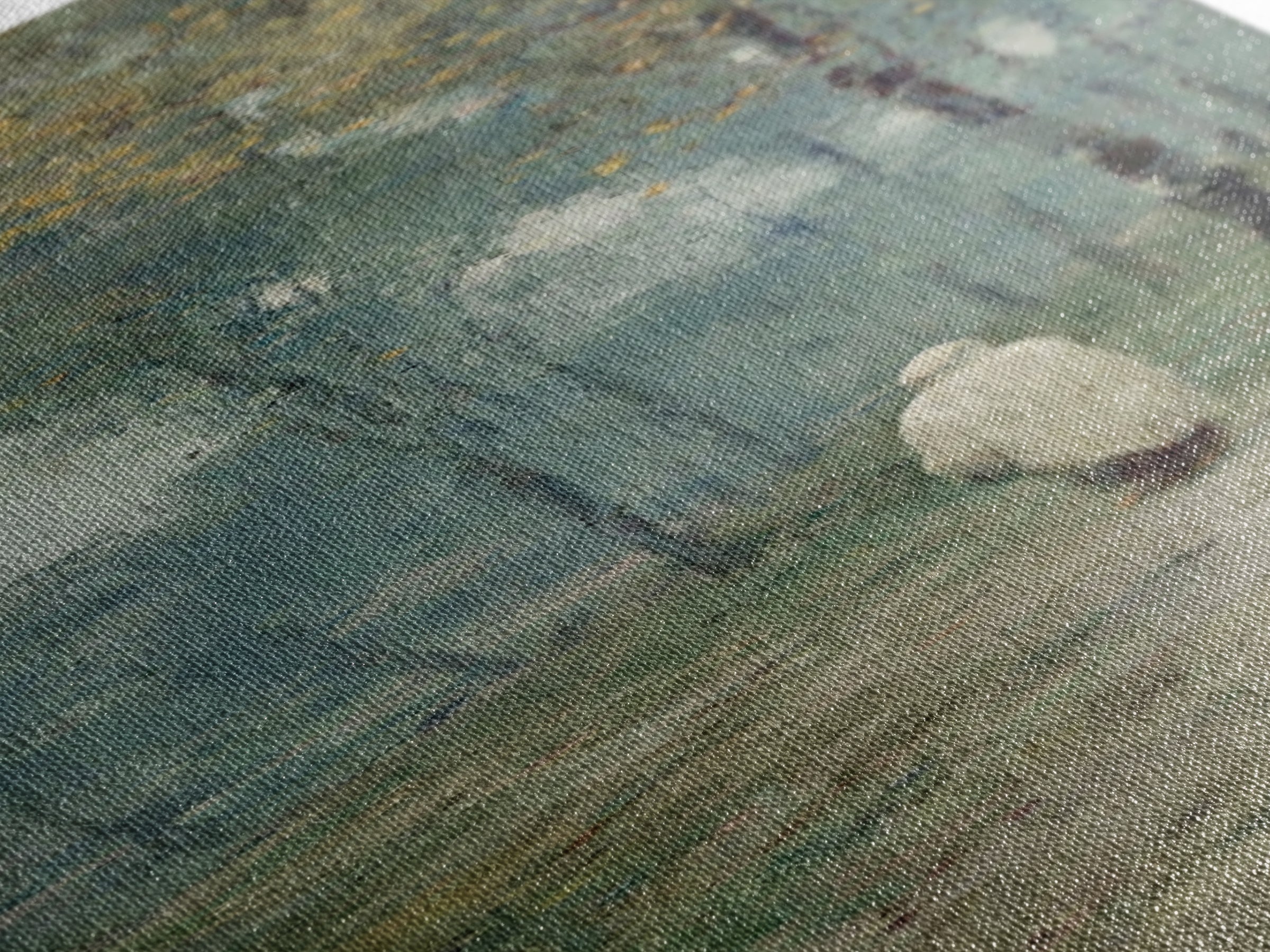 Stillness Of Eden - Framed Canvas Print - Christian Art Canvas - Jesus Painting - Narrow Art - Christian Wall Art