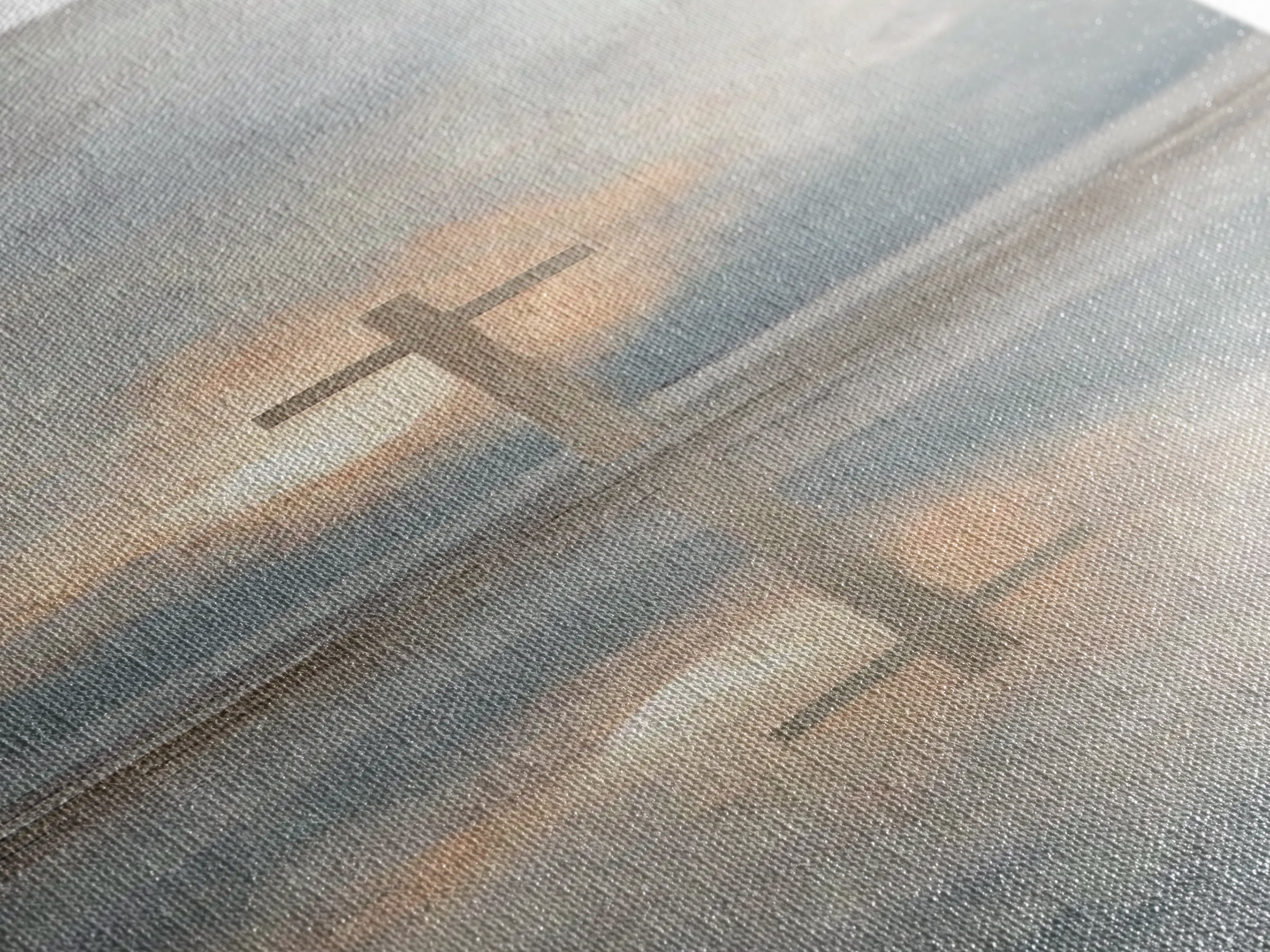 Cross Of Morning | Framed Canvas Print | Christian Wall Art | Christian Art Canvas | Tall Skinny Art Print | Christian Art | Christmas Art