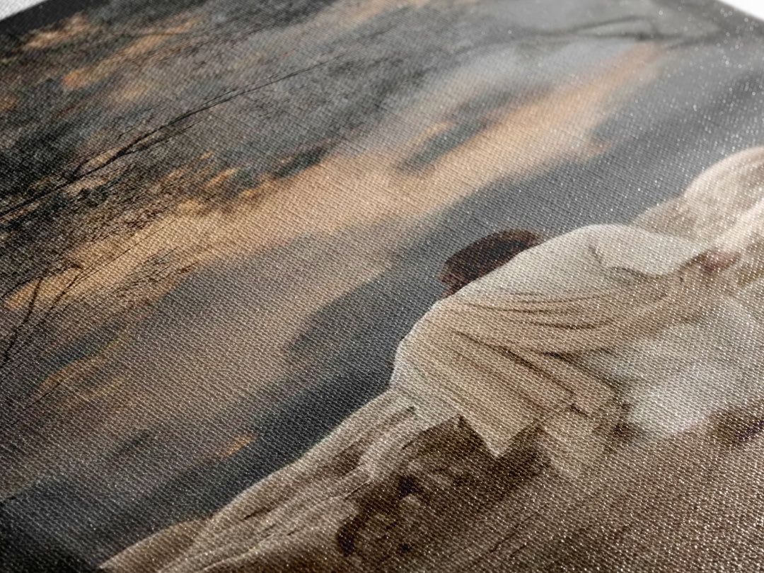 Shepherd Of Promise | Framed Canvas Print | Narrow Art | Jesus Canvas Art | Christian Art | Christian Gift | Modern Jesus Art