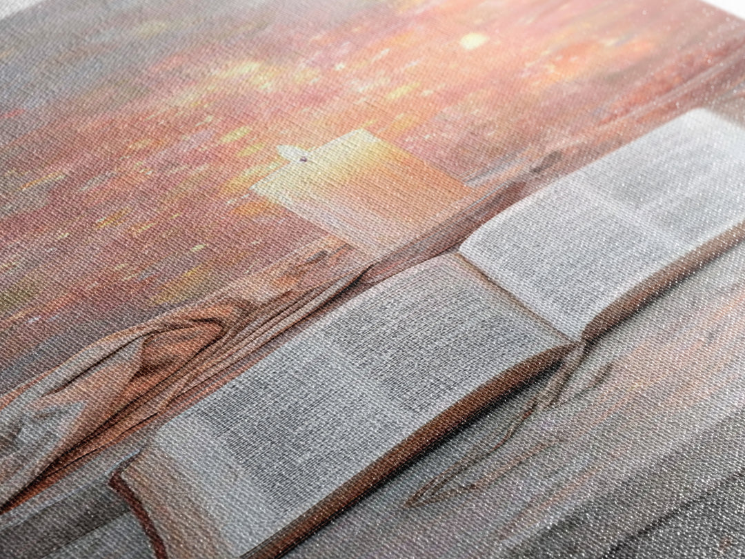 Graceful Scripture Light – Framed Canvas Print – Skinny Art – Modern Christian Art – Christian Art Canvas – Christian Wall Art – Christian