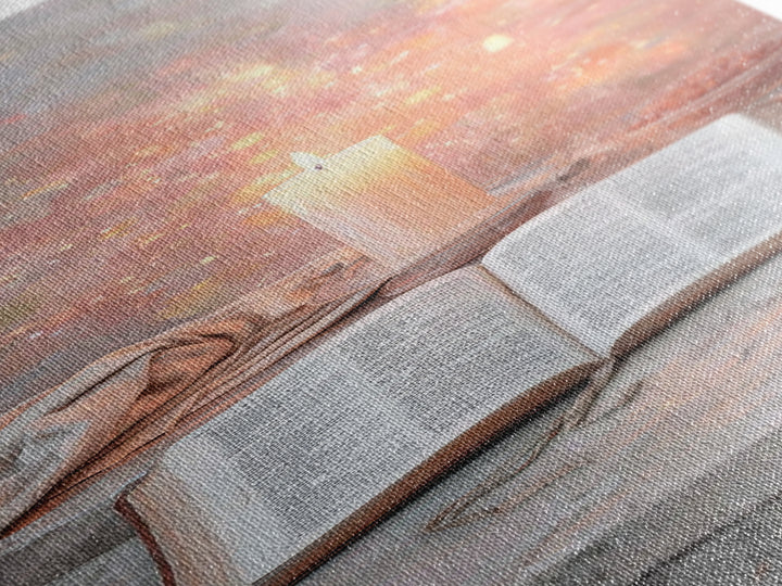 Graceful Scripture Light – Framed Canvas Print – Skinny Art – Modern Christian Art – Christian Art Canvas – Christian Wall Art – Christian