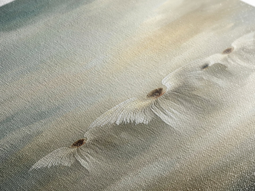 Angelic Ascent – Framed Canvas Print – Christian Wall Art – Christian Art Canvas – Tall Narrow Wall Art – Christian Christmas Art – Christm