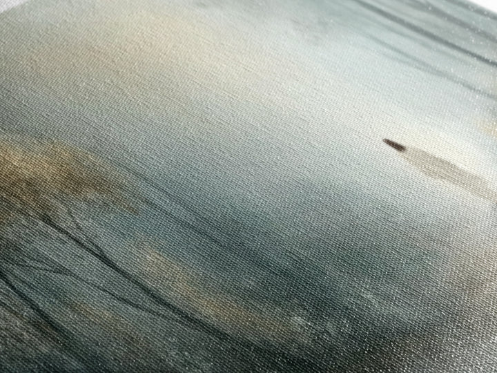 Misty Calling – Framed Canvas Print – Christian Wall Art – Christian Art Canvas – Jesus Painting – Moody Christian Art – Christian Art Work