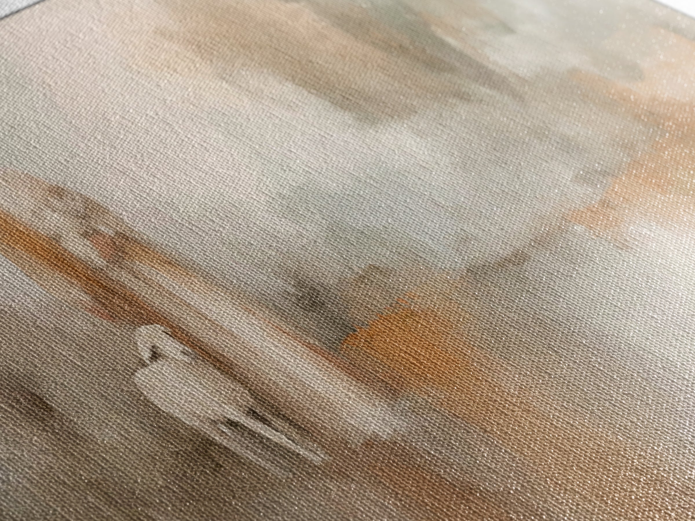 Soft Mercy Walk, Framed Canvas Print, Christian Art Canvas, Jesus Art Print, Christmas Decor, Christian Wall Art, Subtle Christian Art